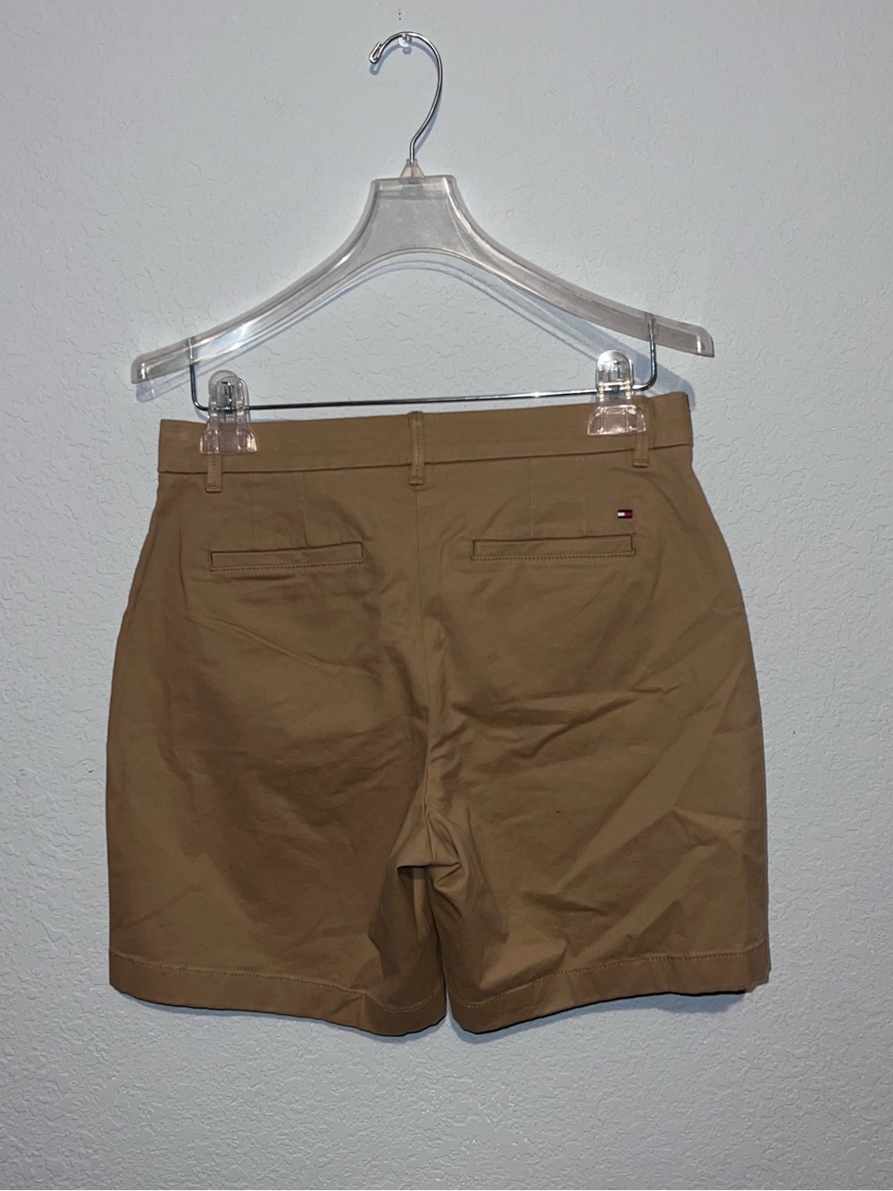 Tommy Hilfiger Khaki Women's Khaki Chino Shorts - Picture 3 of 4